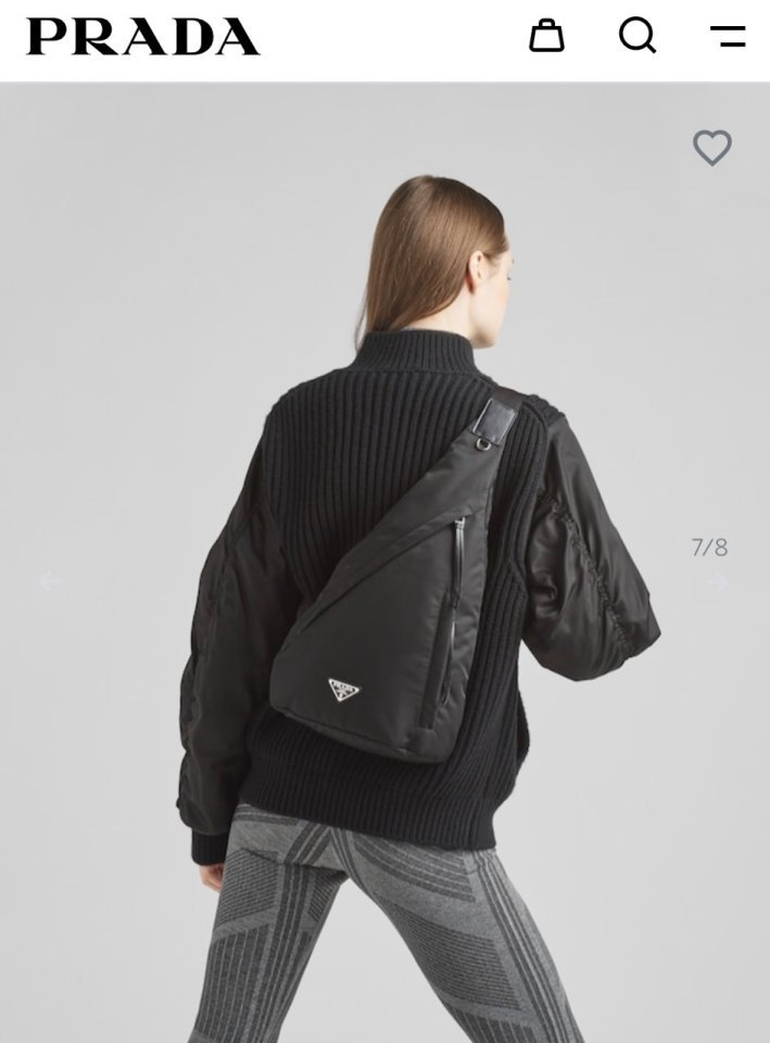 (국내발송) PD 프라다 리나일론 백팩