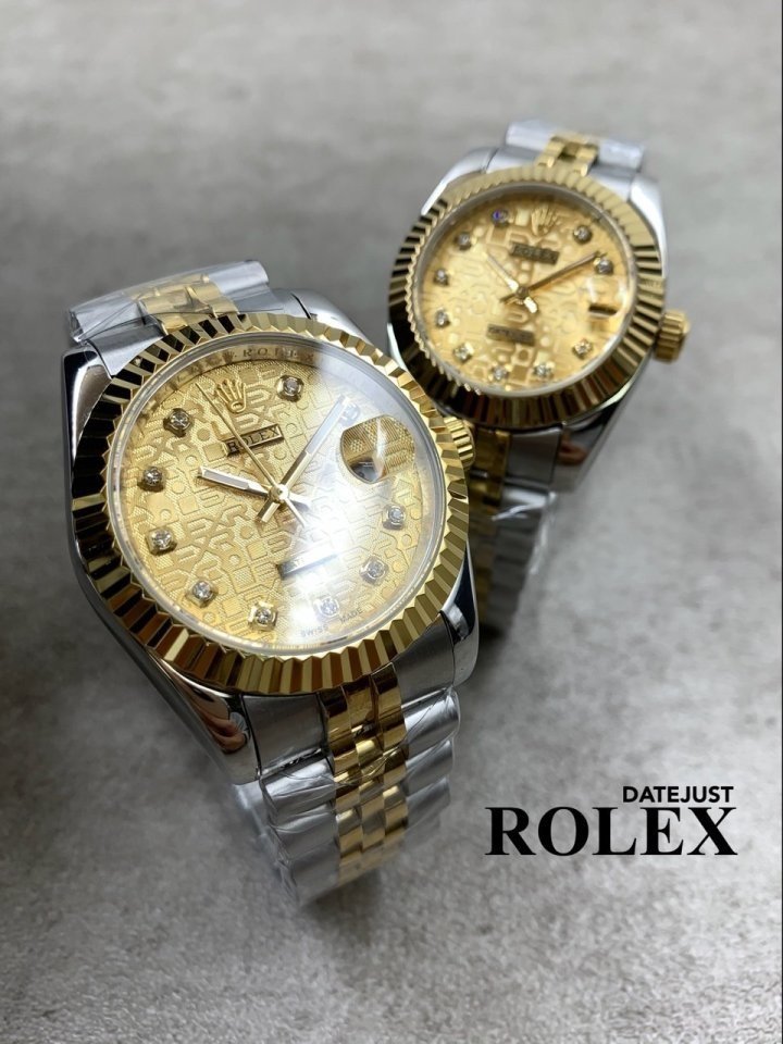 (국내발송) RL 롤렉스 데이저스트 쥬빌리 골드콤비 다이얼 커플
