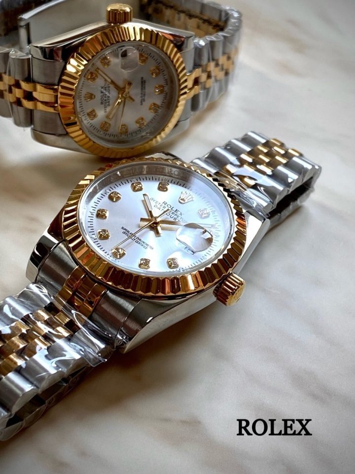 (국내발송) RL 롤렉스 데이저스트 텐포인트 실버다이얼 콤비 커플
