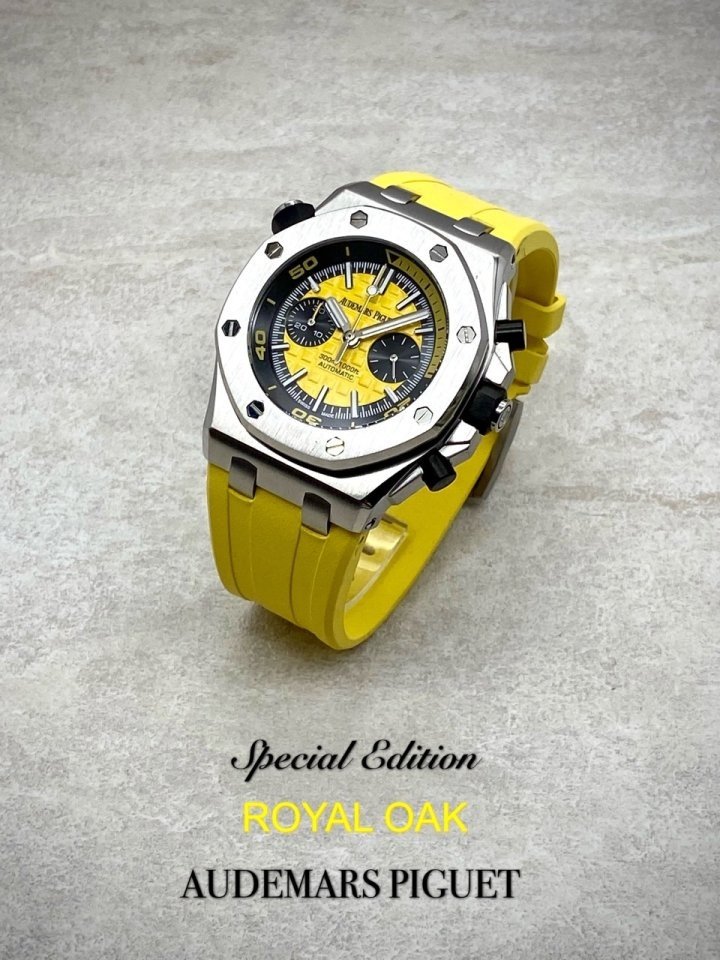 (국내발송) AP 오데마피게 로얄오크 오프쇼어 다이버 크로노그래프 엘로우다이얼