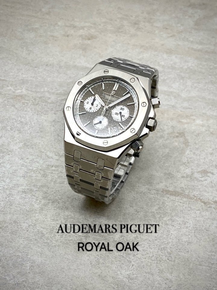 (국내발송) AP 오데마피게 로얄오크 크로노그래프 그레이다이얼
