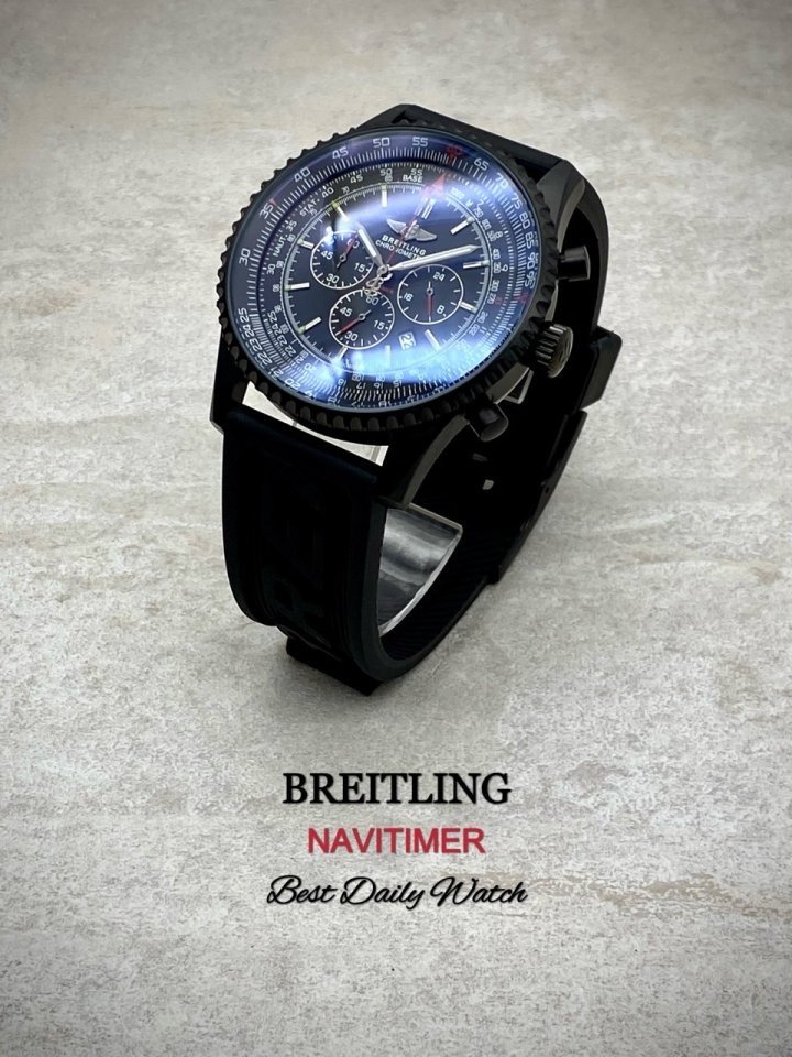 (국내발송) BR 브라이틀링 내비타임어 블랙다이얼