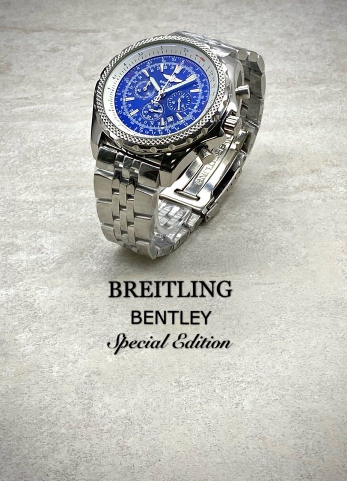 (국내발송) BR 브라이틀링 크로노그래프 블루다이얼