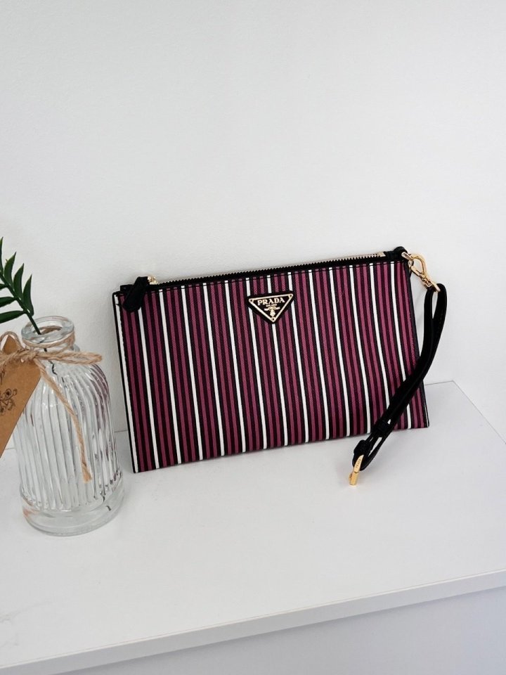 (국내발송) PD 프라다 사피아노 핑크 파우치&클러치