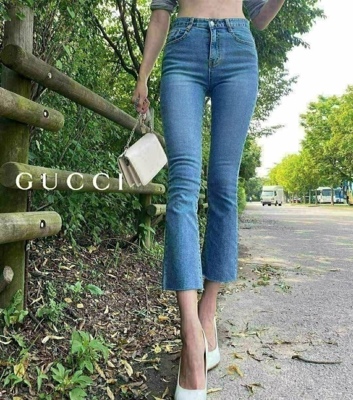 (국내발송) GC 구찌 여성 하이웨스트 청바지