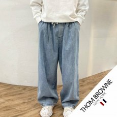 (국내발송) TB 톰브라운 스틸로고 와이드진