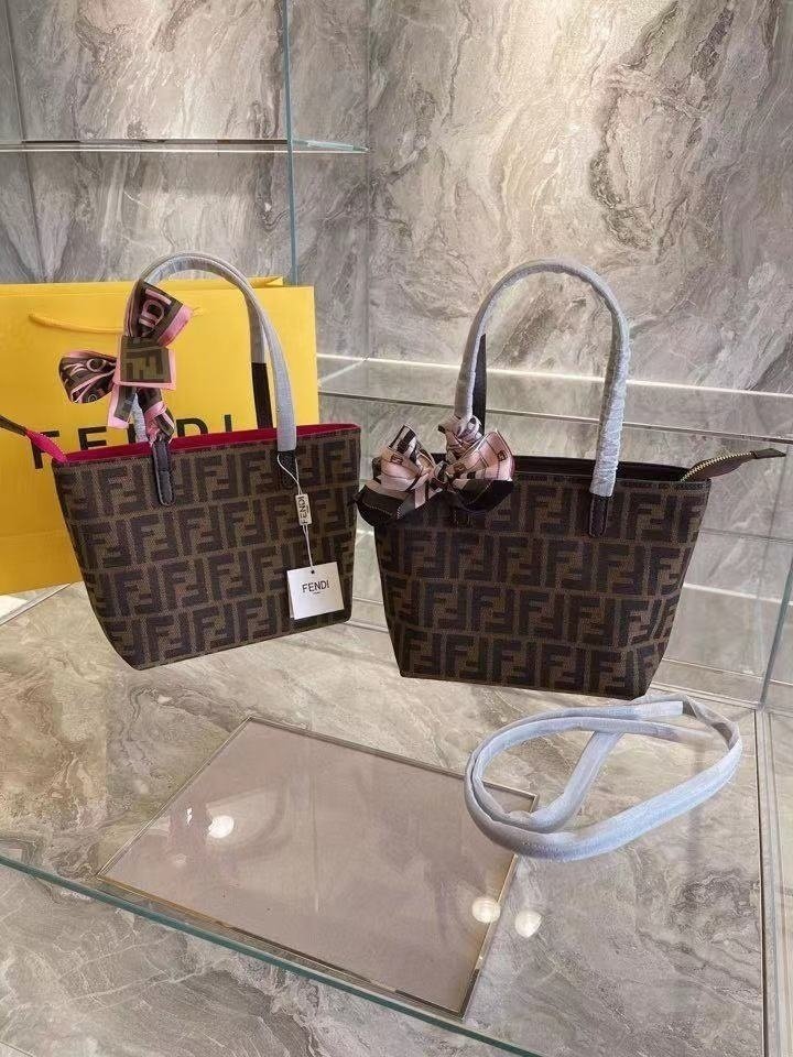 (국내발송) FD 펜디 패브릭 미니쇼핑(쁘띠포함)