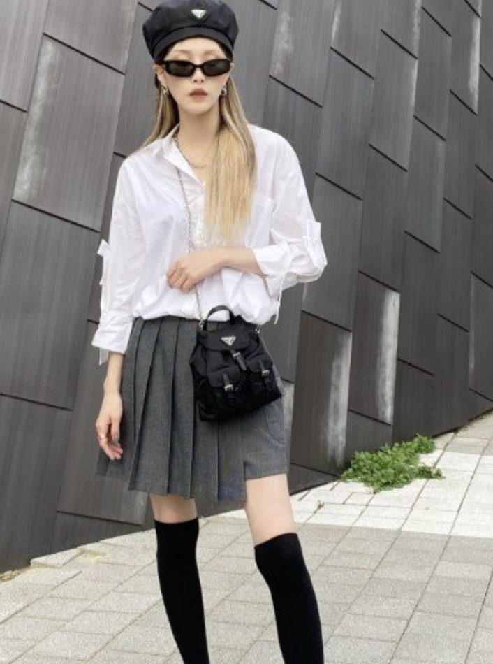 (국내발송) PD 프라다 나일론 백팩 미니