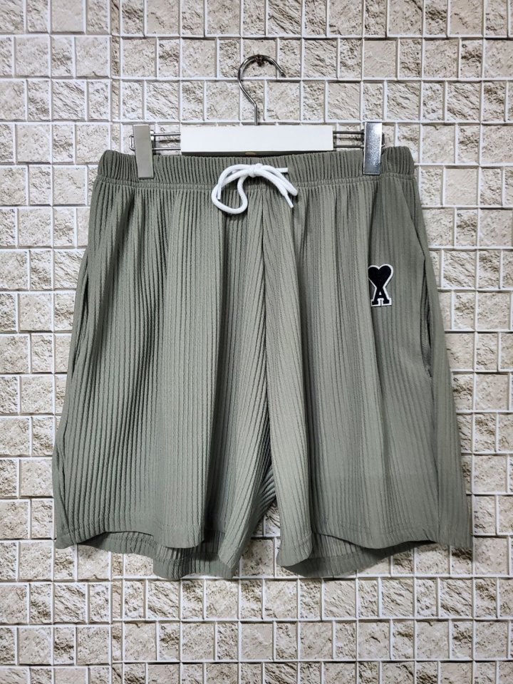 (국내발송) AM 아미 플리츠 하프 팬츠