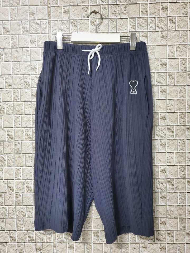 (국내발송) AM 아미 플리츠 7부 팬츠