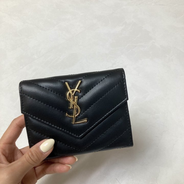 (국내발송) YS 입생로랑 컴팩트 3단지갑 램스킨