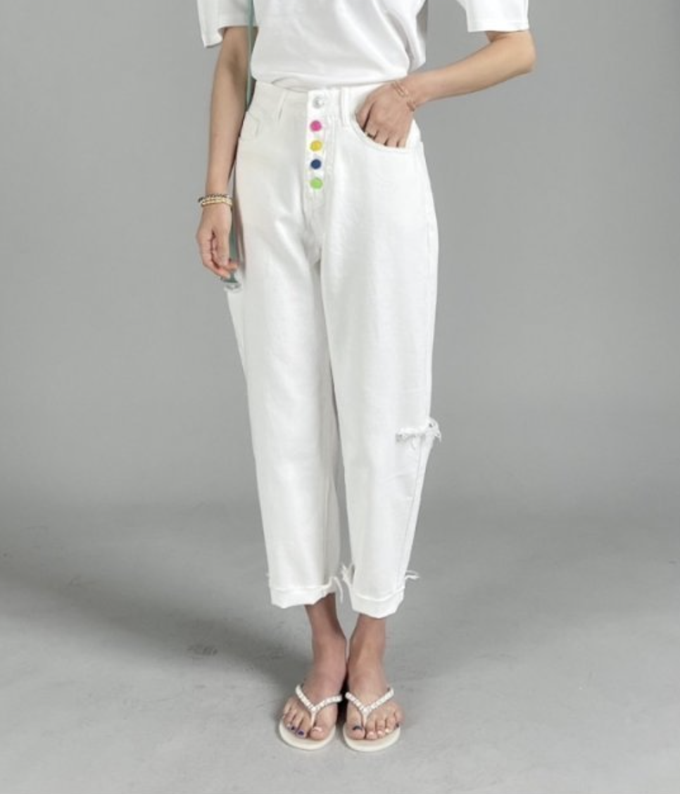 (국내발송) AM 아아 CROP baggy (22P02)