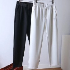 LL 로로피아나 멀티자수로고 베이직 와이드팬츠