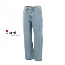 AM 아미 연청 와이드 데님 팬츠
