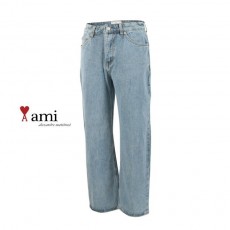 AM 아미 연청 와이드 데님 팬츠