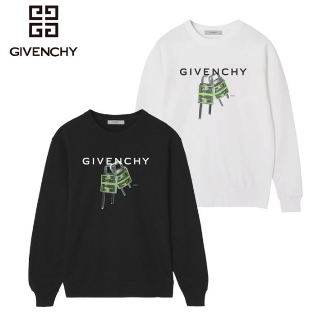 (국내) GV 지방시 The Locks 로고 맨투맨