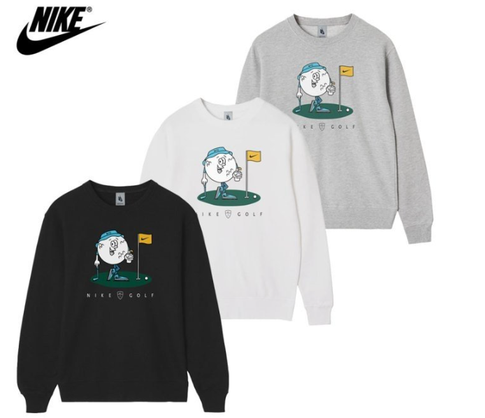 (국내) NK 나이키 골프캐릭로고 맨투맨