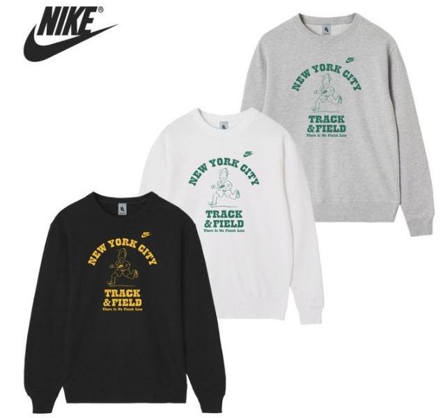 (국내) NK 나이키 트랙필드 런닝맨 맨투맨