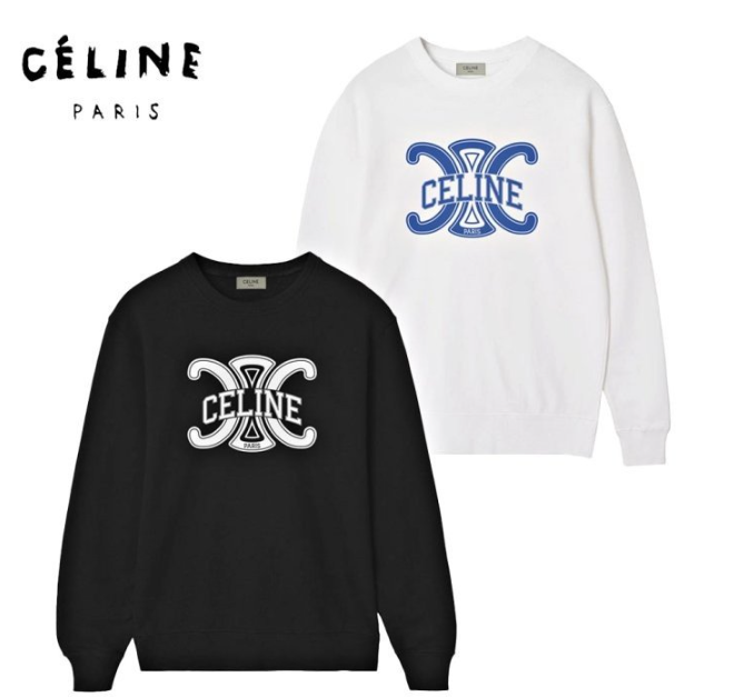 (국내) CL 셀린느 블루 크라운로고 맨투맨