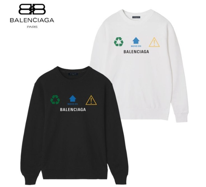 (국내) BC 발렌시아가 리싸이클 맨투맨