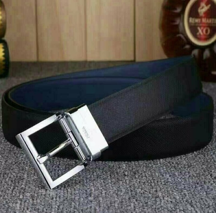 (국내) PD 프라다 타이거양면 신사각회전비조 벨트