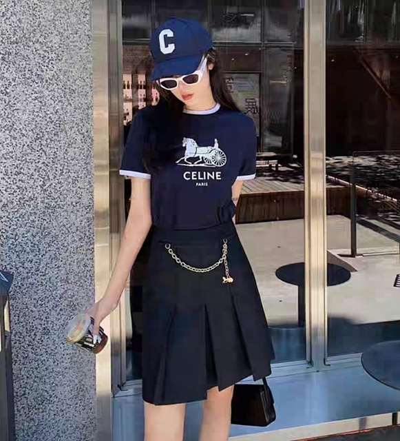 CL 셀린느 마차 반팔티셔츠