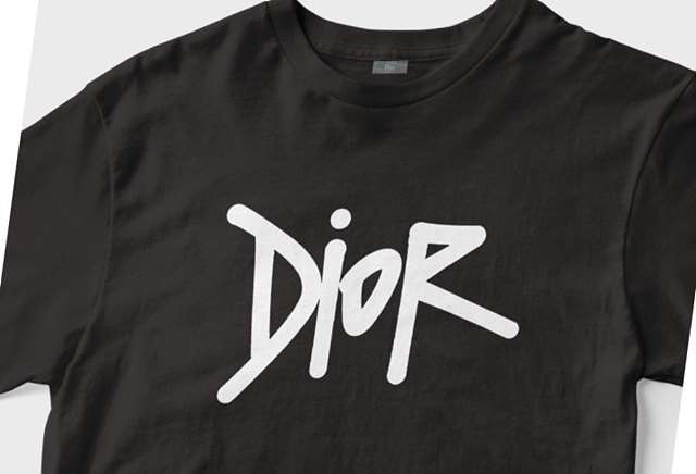 DO 디올 로고 반팔 티셔츠