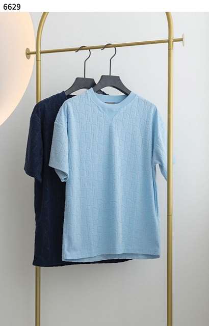 DO 디올 오블리크 자카드 라운드 반팔티셔츠