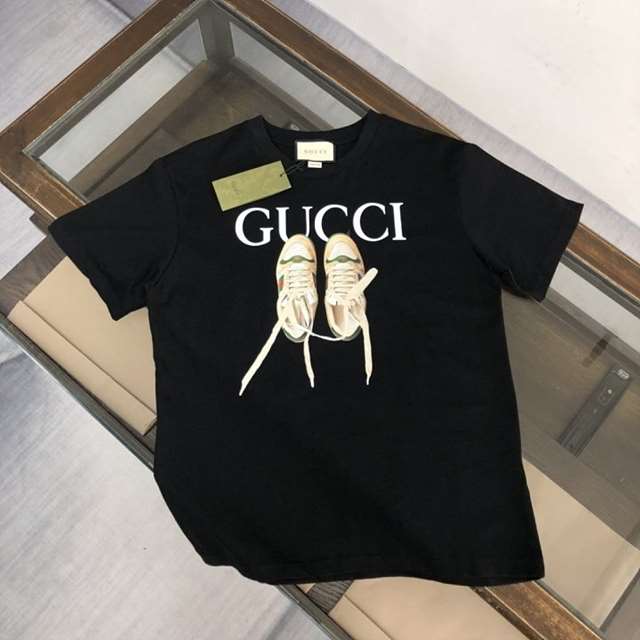 GC 구찌 레더웹 스니커즈 반팔티