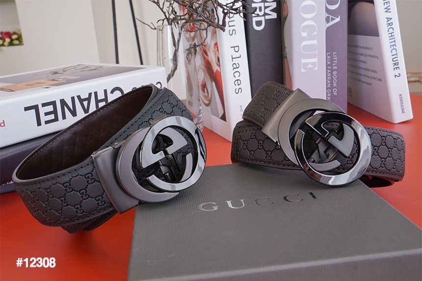 GC 구찌 남성용 시마 써클GG로고 2컬러 자동벨트