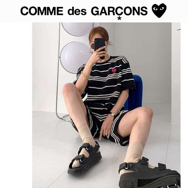 CD 꼼데가르송 멀티 단가라 스캔 세트