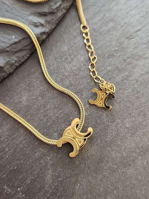 CL 셀린느 뱀줄 스틸 목걸이