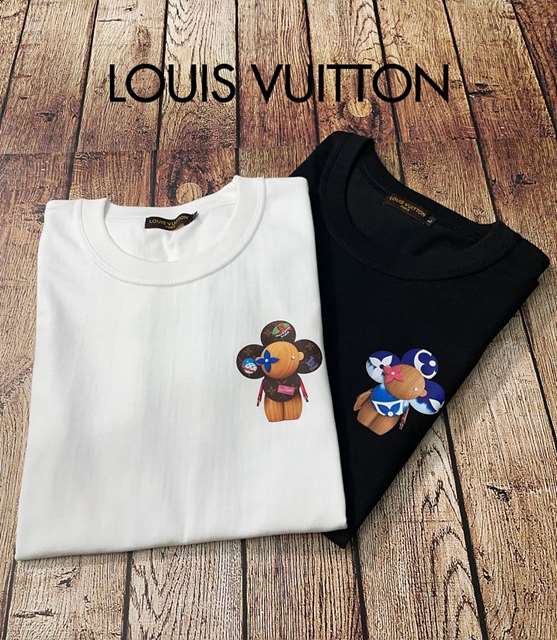 LV 루이비통 트리돌즈 멀티모노그램 라운드 반팔티[세미오버핏]