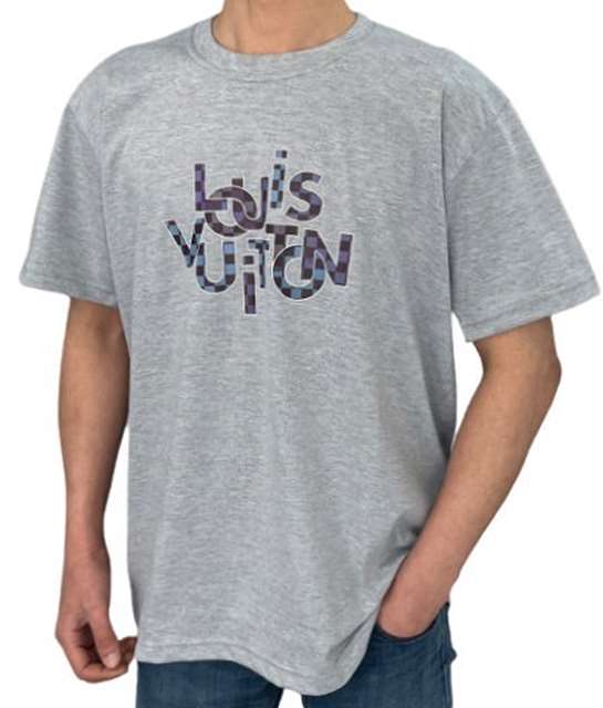 LV 루이비통 다미에 그라피티 세미오버핏 라운드 반팔티
