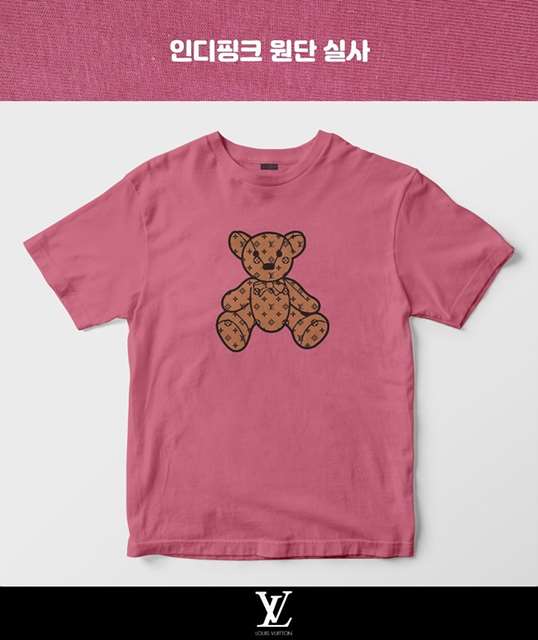 LV 루이비통 곰돌이 반팔 티셔츠 (남녀 공용)