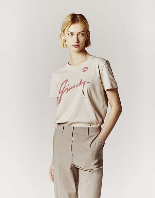 GV 지방시 립스틱 티셔츠