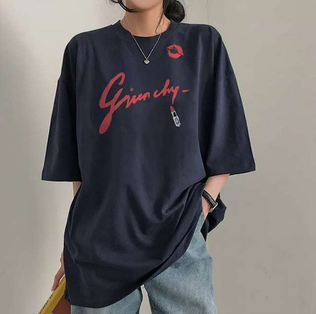 GV 지방시 립스틱 티셔츠