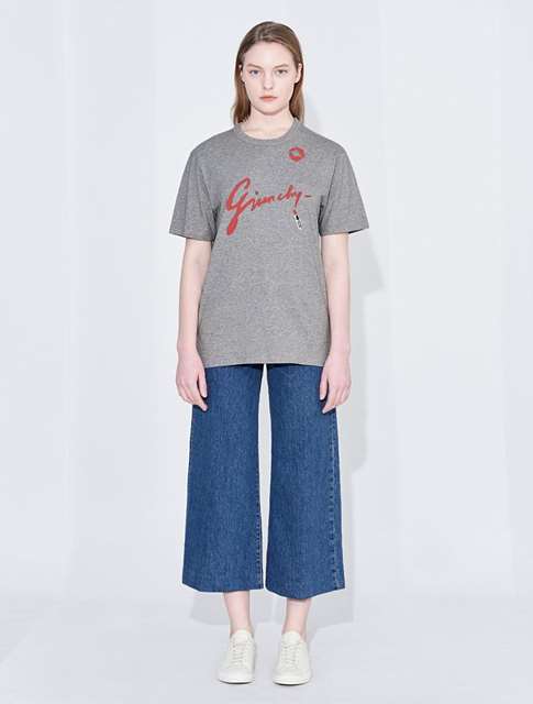 GV 지방시 립스틱 티셔츠