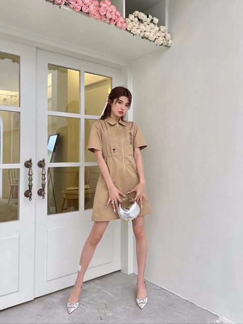 DO 디올 지퍼 원피스