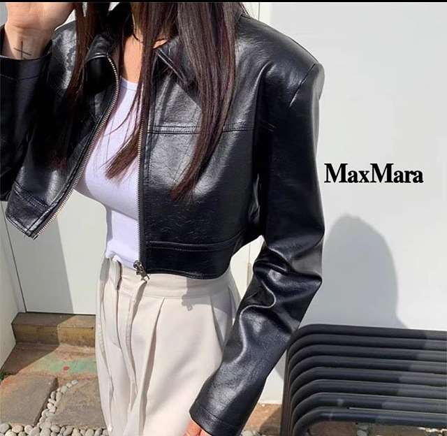 MM 막스마라 크롭레쟈자켓