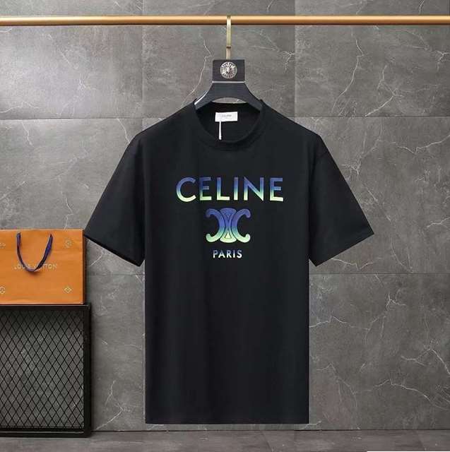 CL 셀린느 그라데이션 로고 반팔티