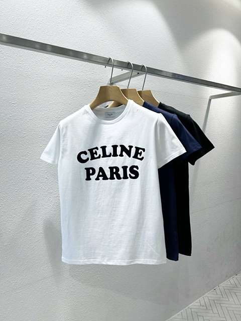 CL 셀린느 여성 코튼 파리스 반팔