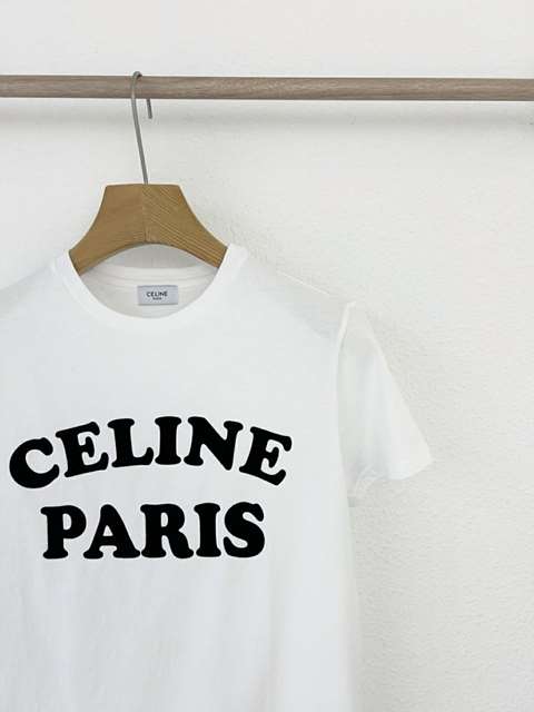 CL 셀린느 여성 코튼 파리스 반팔