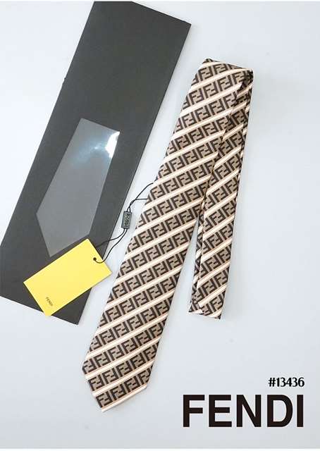 FD 펜디 남성 FF 클래식 넥타이