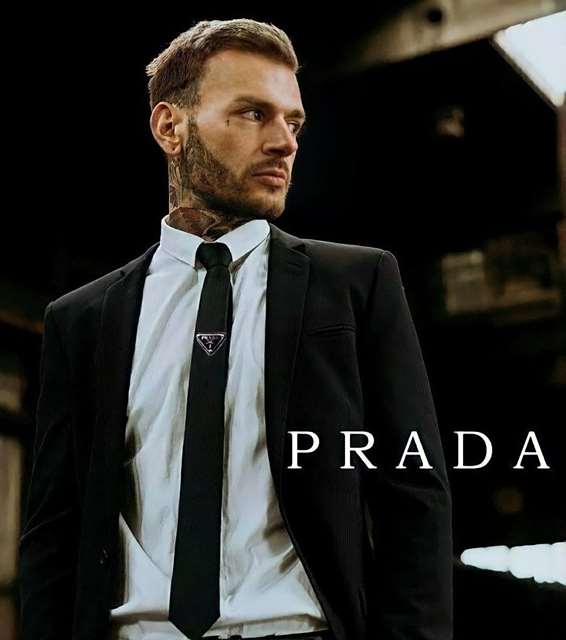 PD 프라다 사피아노 고급 넥타이