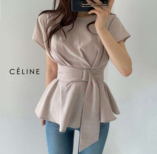 CL 셀린느 벨트블라우스