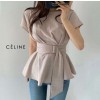 CL 셀린느 벨트블라우스