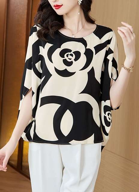 CN 샤넬 까멜리아 블라우스