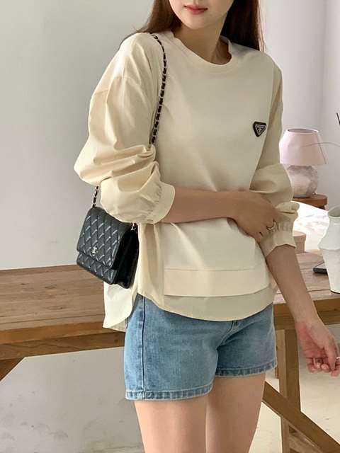 PD 프라다 티블라우스