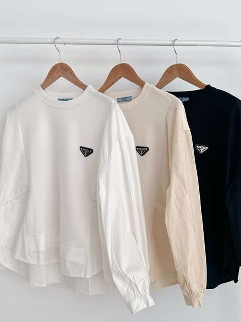 PD 프라다 티블라우스